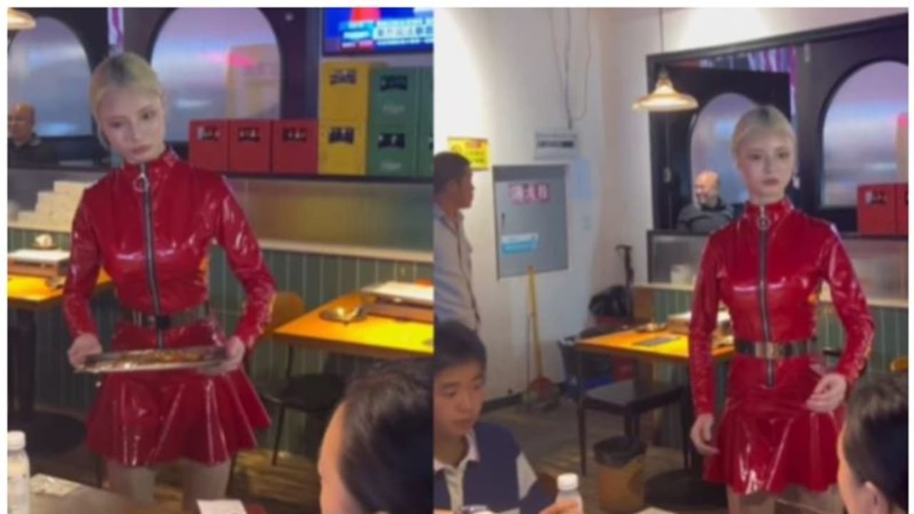 ഇത് സ്ത്രീയോ, അതോ റോബോട്ടോ; ചൈനീസ് റെസ്റ്റോറന്റിലെ അമ്പരപ്പിക്കുന്ന കാഴ്ച ഇത് സ്ത്രീയോ, അതോ റോബോട്ടോ; ചൈനീസ് റെസ്റ്റോറന്റിലെ അമ്പരപ്പിക്കുന്ന കാഴ്ച