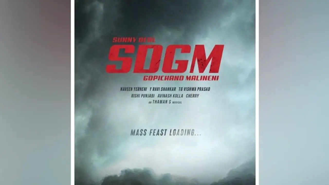 Sunny Deol to collaborate with Telugu director Gopichand Malineni in 'SDGM'; calls it 'biggest action film' Sunny Deol to collaborate with Telugu director Gopichand Malineni in 'SDGM'; calls it 'biggest action film'