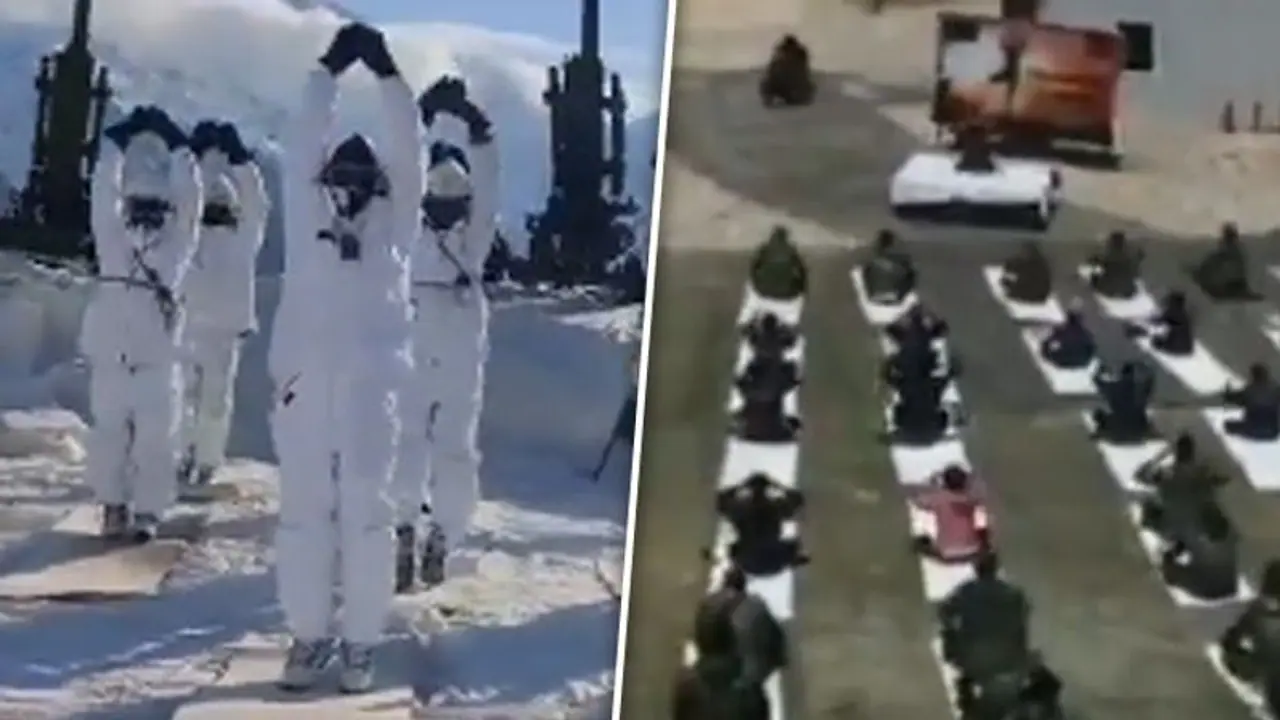 WATCH: Indian armed forces lead Yoga Day celebrations with zeal WATCH: Indian armed forces lead Yoga Day celebrations with zeal