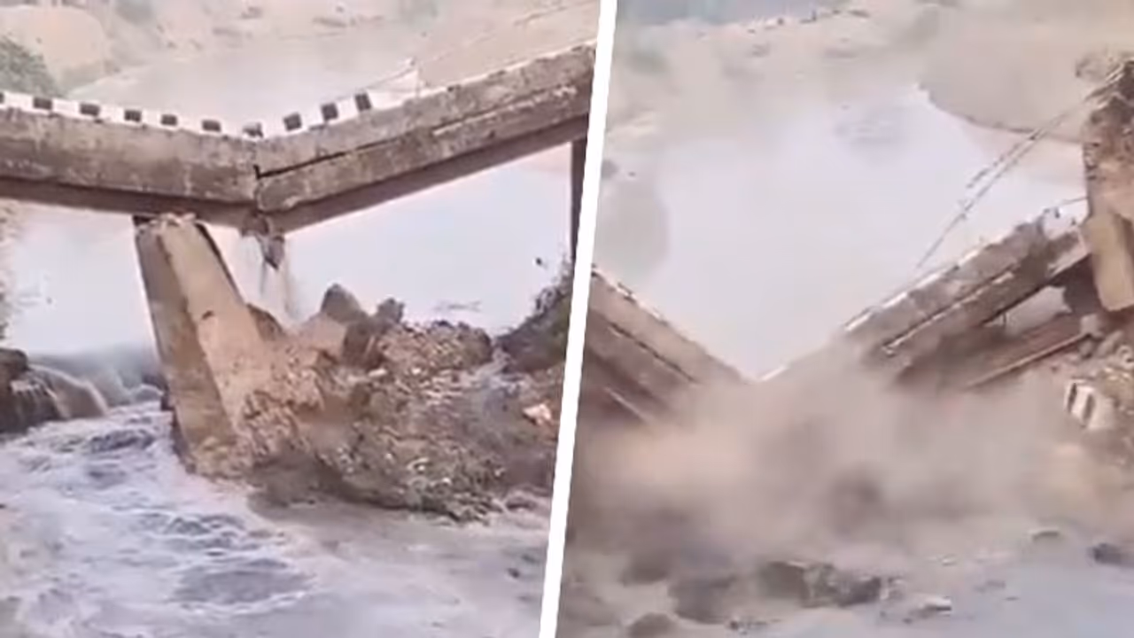 Safety concerns grow after Siwan bridge collapse, second incident in Bihar (WATCH)
