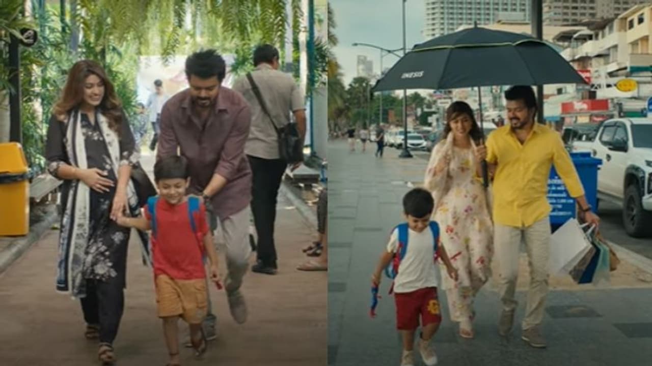 ഇത് 'ദ ഗോട്ടി'ന്റെ ഫാമിലി ടൈം; മനോഹര മെലഡിയുമായി വിജയ്, ഏറ്റെടുത്ത് ആരാധകർ ഇത് 'ദ ഗോട്ടി'ന്റെ ഫാമിലി ടൈം; മനോഹര മെലഡിയുമായി വിജയ്, ഏറ്റെടുത്ത് ആരാധകർ