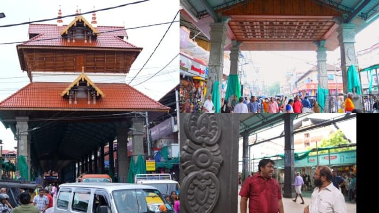 'കൊത്തുപണികളുടെയും ദാരുശില്പങ്ങളുടെയും അലങ്കാരം' ഗുരുവായൂരിൽ ഭക്തരെ വരവേൽക്കാൻ കിഴക്കേനടയിൽ പുത്തൻ ഗോപുര കവാടം 'കൊത്തുപണികളുടെയും ദാരുശില്പങ്ങളുടെയും അലങ്കാരം' ഗുരുവായൂരിൽ ഭക്തരെ വരവേൽക്കാൻ കിഴക്കേനടയിൽ പുത്തൻ ഗോപുര കവാടം