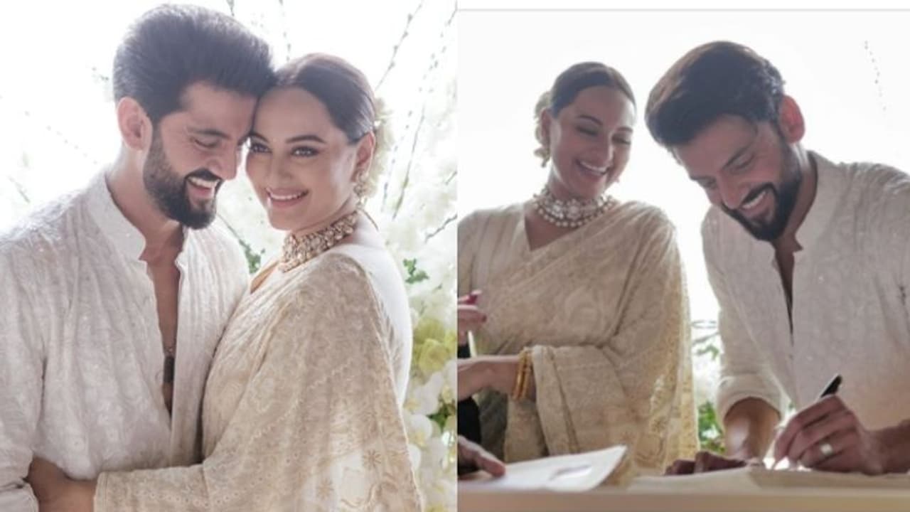 'ഞങ്ങൾ ഇപ്പോൾ ഭാര്യയും ഭർത്താവും'; സൊനാക്ഷിയും സഹീര് ഇക്ബാലും വിവാഹിതരായി 'ഞങ്ങൾ ഇപ്പോൾ ഭാര്യയും ഭർത്താവും'; സൊനാക്ഷിയും സഹീര് ഇക്ബാലും വിവാഹിതരായി