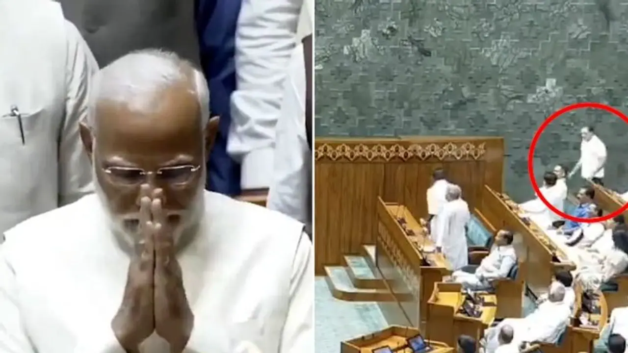 ಅಧಿವೇಶನದ ಮೊದಲ ದಿನವೇ ರಾಹುಲ್ ಗಾಂಧಿ ಲೇಟ್; ರಾಷ್ಟ್ರಗೀತೆ ಮುಗಿದ ನಂತ್ರ ಎಂಟ್ರಿ ಅಧಿವೇಶನದ ಮೊದಲ ದಿನವೇ ರಾಹುಲ್ ಗಾಂಧಿ ಲೇಟ್; ರಾಷ್ಟ್ರಗೀತೆ ಮುಗಿದ ನಂತ್ರ ಎಂಟ್ರಿ