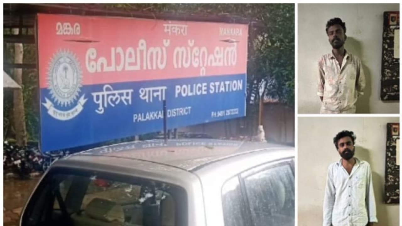 അർദ്ധരാത്രി ബൈക്കിലെത്തി പൊലീസ് സ്റ്റേഷന് നേരെ കല്ലേറ്; രണ്ട് യുവാക്കൾ അറസ്റ്റിൽ