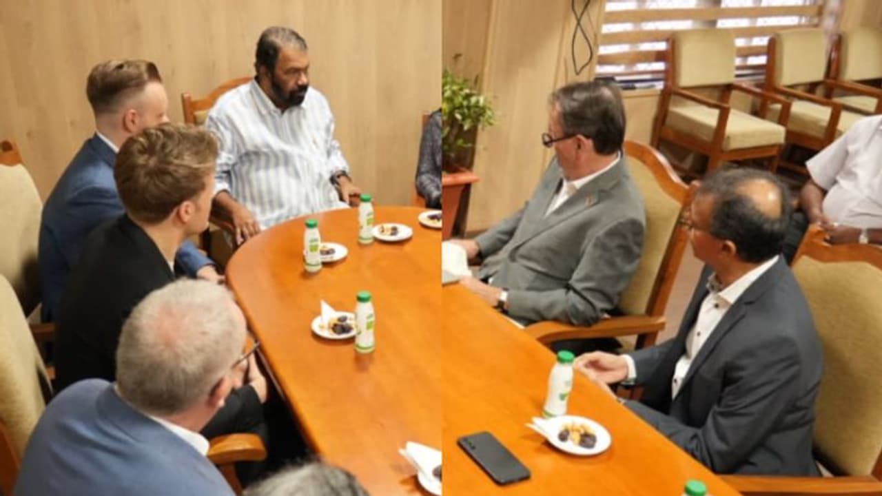 ജർമൻ റെയിൽവേ സംരംഭത്തിൽ മലയാളികൾക്ക് തൊഴിലവസരം; പ്രതിനിധി സംഘം കേരളത്തിലെത്തി, മന്ത്രിയുമായി കൂടികാഴ്ച നടത്തി