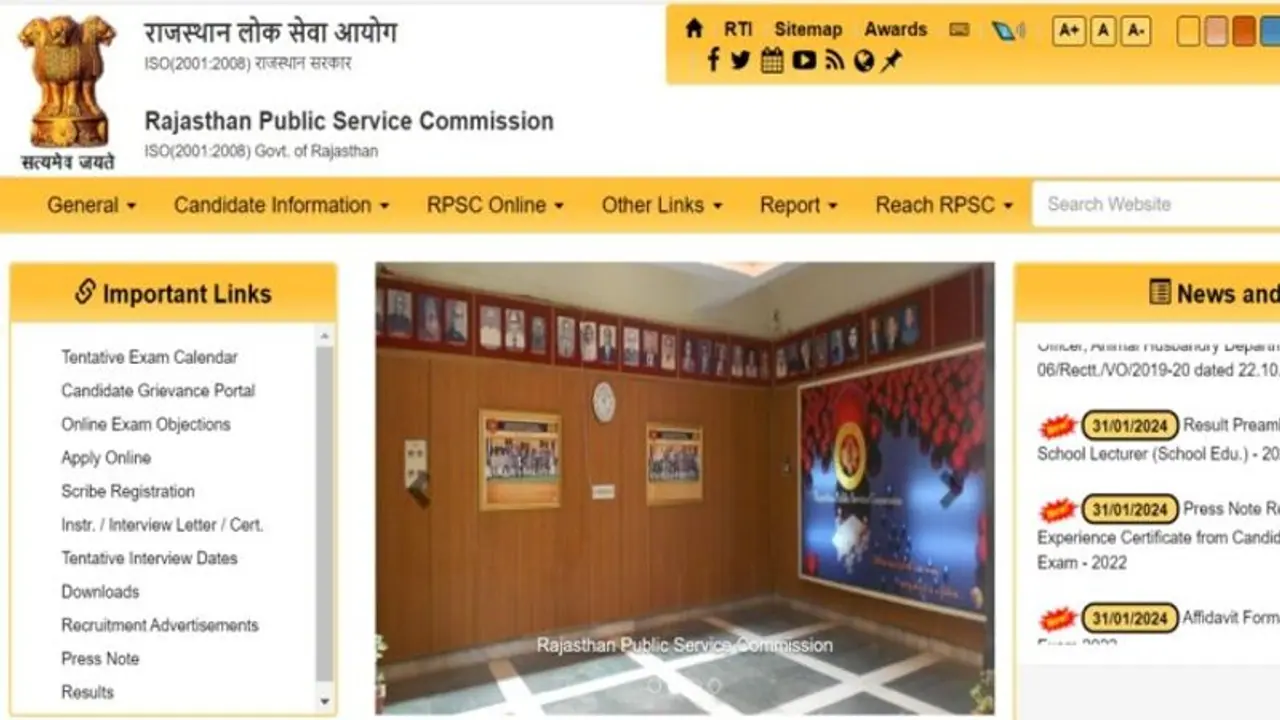 WOW: राजस्थान लोक सेवा आयोग ने इस पद के लिए मांगे एप्लीकेशन-अप्लाई प्राॅसेस से लेकर लास्ट डेट तक यहां करें चेक