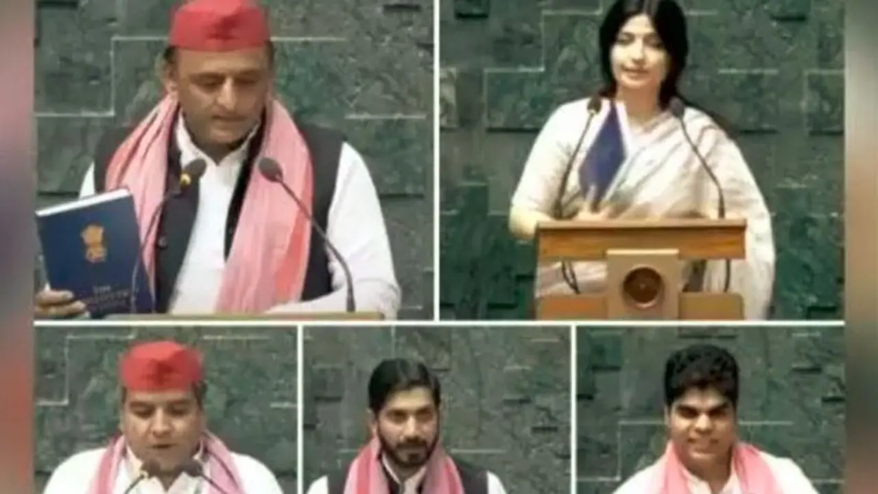 ಇಬ್ಬರಲ್ಲ ಮೂವರಲ್ಲ ಇಂದು ಸಂಸದರಾಗಿ ಪ್ರಮಾಣವಚನ ಸ್ವೀಕರಿಸಿದ ಅಖಿಲೇಶ್ ಯಾದವ್‌ ಕುಟುಂಬದ ಐವರು...!