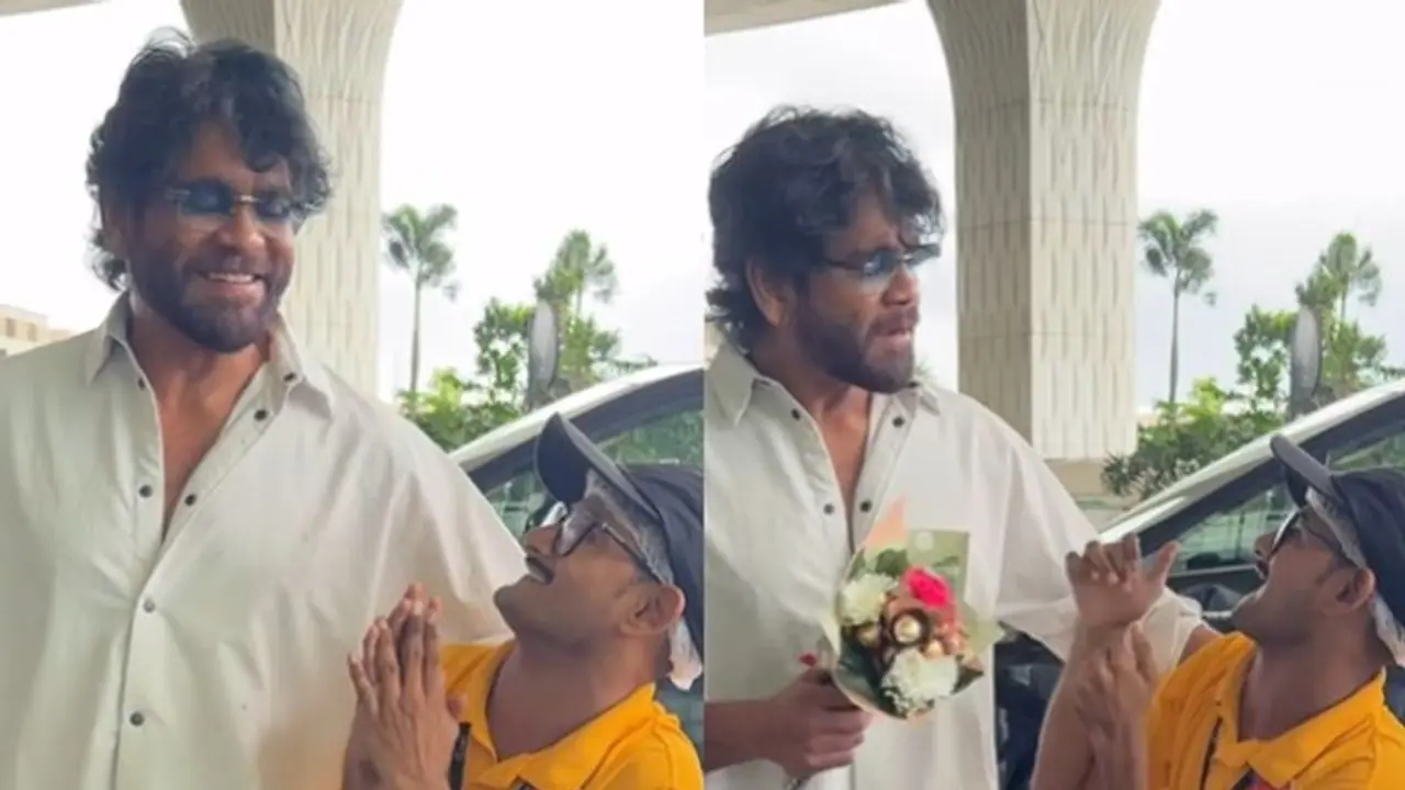 WATCH: Nagarjuna meets and hugs disabled fan after his guards pushed him says, 'Humari galti...'