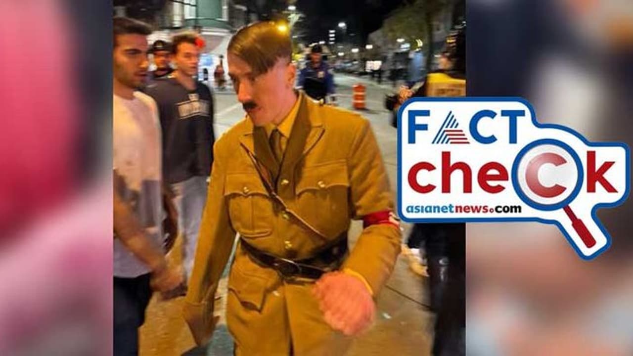 ഹിറ്റ്‌ലറുടെ വേഷം ധരിച്ചയാളുടെ ഫോട്ടോ യൂറോ കപ്പില്‍ നിന്നുള്ളതോ? സത്യമറിയാം Fact Check 