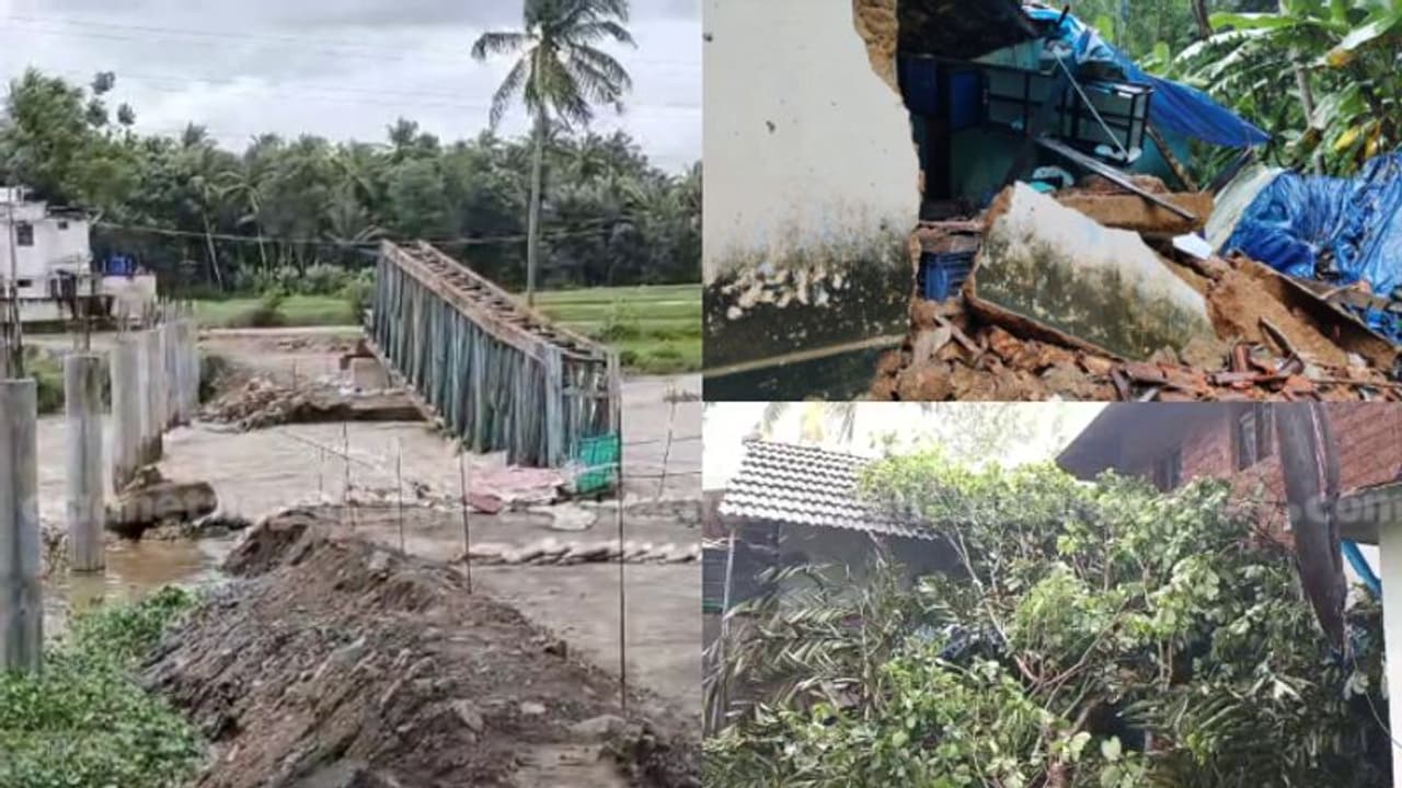 ദുരിതപ്പെയ്ത്ത്: ശക്തമായ മഴയിലും കാറ്റിലും സംസ്ഥാനത്ത് വ്യാപക നാശനഷ്ടം, കടൽക്ഷോഭവും രൂക്ഷം; ആശങ്ക