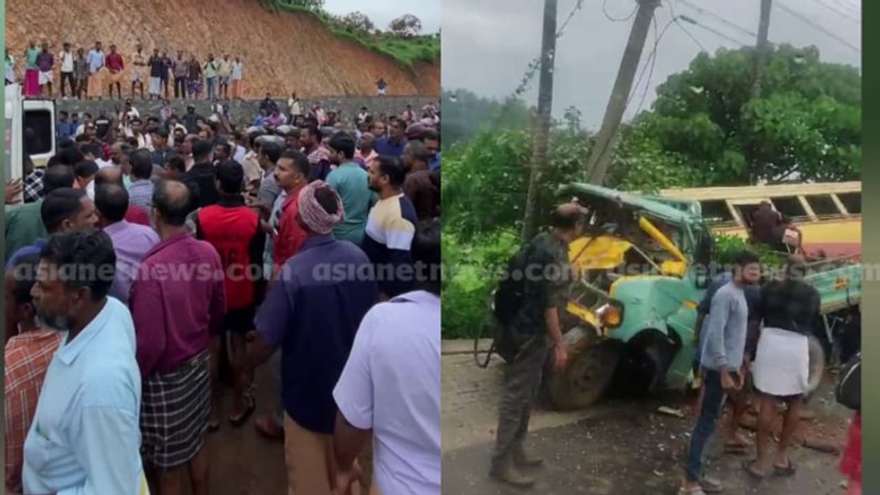 അഞ്ചലിൽ വാനും കെഎസ്ആര്ടിസി ബസും കൂട്ടിയിടിച്ചു; വാൻ ഡ്രൈവര് മരിച്ചു, നിരവധി പേര്ക്ക് പരിക്ക് അഞ്ചലിൽ വാനും കെഎസ്ആര്ടിസി ബസും കൂട്ടിയിടിച്ചു; വാൻ ഡ്രൈവര് മരിച്ചു, നിരവധി പേര്ക്ക് പരിക്ക്