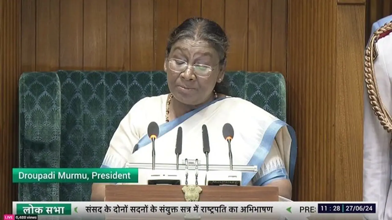 நீட், நீட் என எதிர்க்கட்சிகள் முழக்கம்.. வினாத்தாள் கசிவை தடுக்க கடும் நடவடிக்கை என குடியரசு தலைவர் உறுதி..