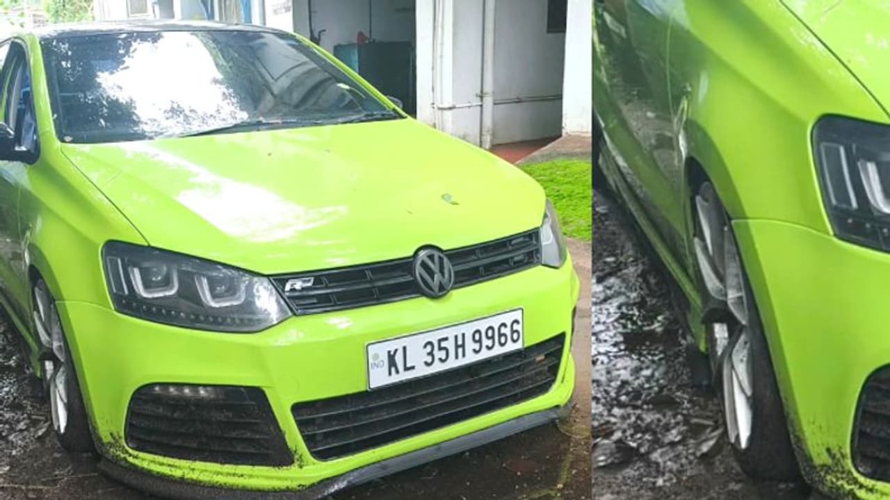 എത്രയായാലും പഠിക്കില്ല! രൂപ മാറ്റം വരുത്തിയ പോളോ കാർ വീണ്ടും പൊക്കി എംവിഡി, ഉടമക്ക് കിട്ടിയത് എട്ടിന്‍റെ പണി