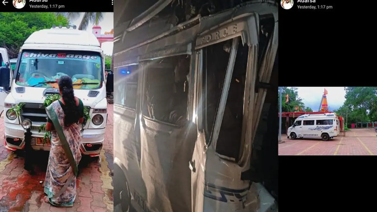 ಹಾವೇರಿ ದುರಂತದ ಕಣ್ಣೀರ ಕತೆ, ವಾಹನ ಪೂಜೆ ಮಾಡಿಸಿ ಮರಳುವಾಗ ಭೀಕರ ಅಪಘಾತ! ಹಾವೇರಿ ದುರಂತದ ಕಣ್ಣೀರ ಕತೆ, ವಾಹನ ಪೂಜೆ ಮಾಡಿಸಿ ಮರಳುವಾಗ ಭೀಕರ ಅಪಘಾತ!