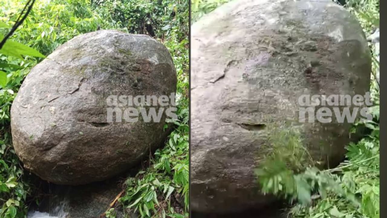 ഉഗ്രശബ്ദത്തോടെ കൂറ്റൻ പാറക്കല്ല് അടർന്നു വീണു, ഉരുൾ പൊട്ടിയെന്ന് സംശയം,അപകട സാധ്യത; ആളുകളെ മാറ്റിപാർപ്പിച്ചു