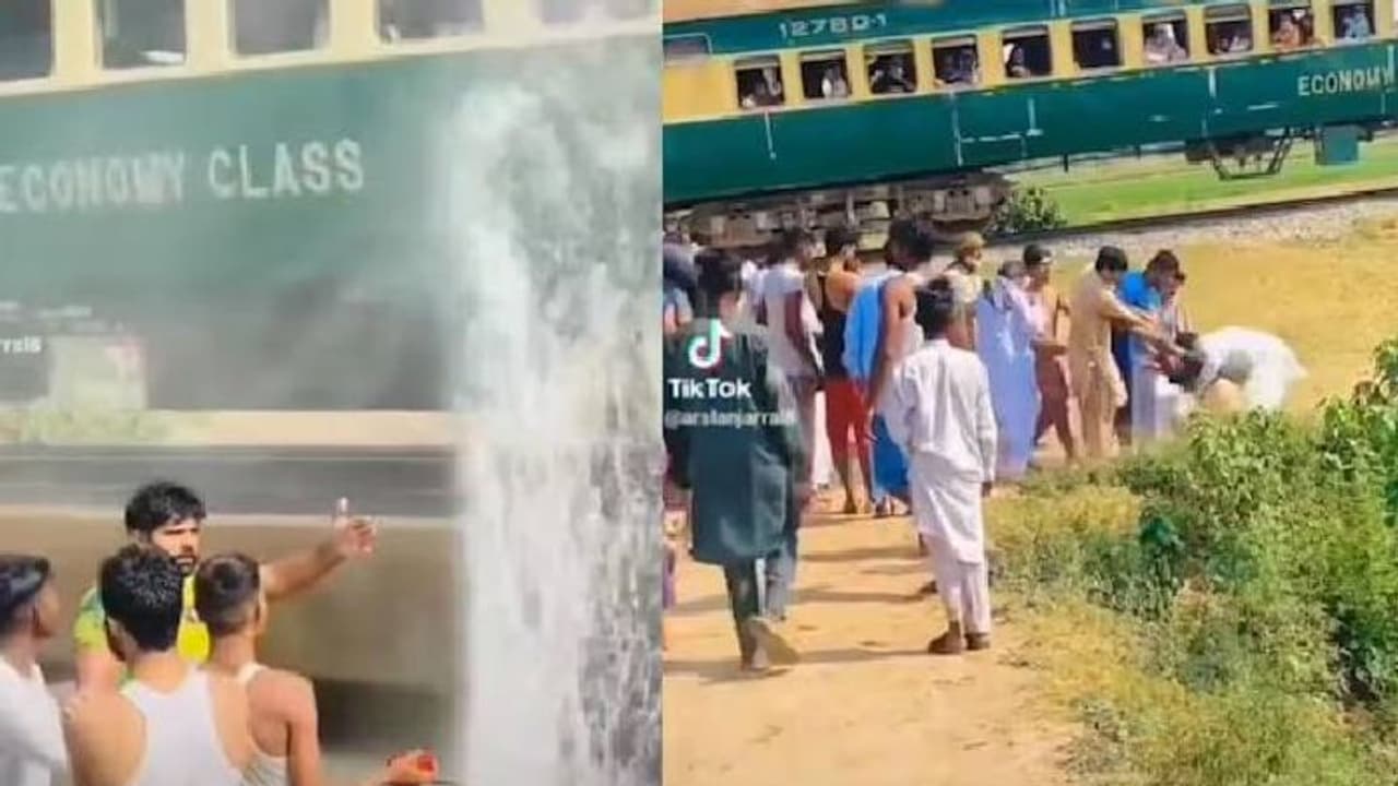 ഓടുന്ന ട്രെയിനിനുള്ളിലേക്ക് വെള്ളം ചീറ്റിച്ച് യുവാക്കളുടെ തമാശ; പിന്നീട് സംഭവിച്ചത് ഇങ്ങനെ ഓടുന്ന ട്രെയിനിനുള്ളിലേക്ക് വെള്ളം ചീറ്റിച്ച് യുവാക്കളുടെ തമാശ; പിന്നീട് സംഭവിച്ചത് ഇങ്ങനെ