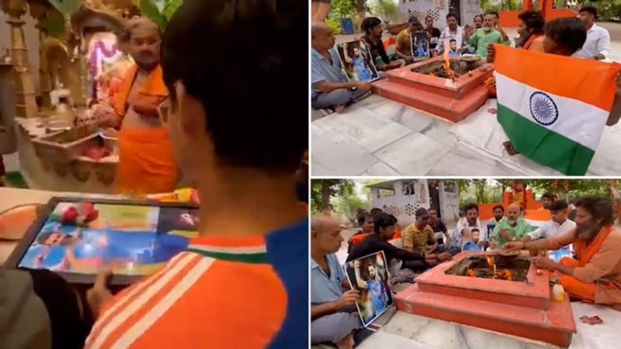 T20 WC 2024 final, IND vs SA: Will India break jinx at ICC events? Fans offer prayers across country (WATCH)