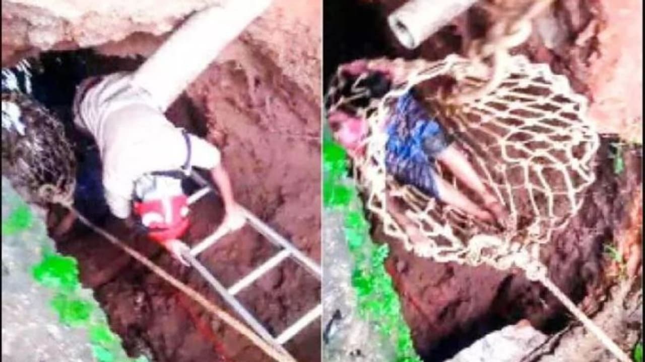 മണ്ണിടിഞ്ഞ് സ്ലാബ് ഇളകി സെപ്റ്റിക് ടാങ്കിൽ വീണ് വീട്ടമ്മ, സാഹസികമായി രക്ഷപ്പെടുത്തി ഫയര്ഫോഴ്സ് മണ്ണിടിഞ്ഞ് സ്ലാബ് ഇളകി സെപ്റ്റിക് ടാങ്കിൽ വീണ് വീട്ടമ്മ, സാഹസികമായി രക്ഷപ്പെടുത്തി ഫയര്ഫോഴ്സ്