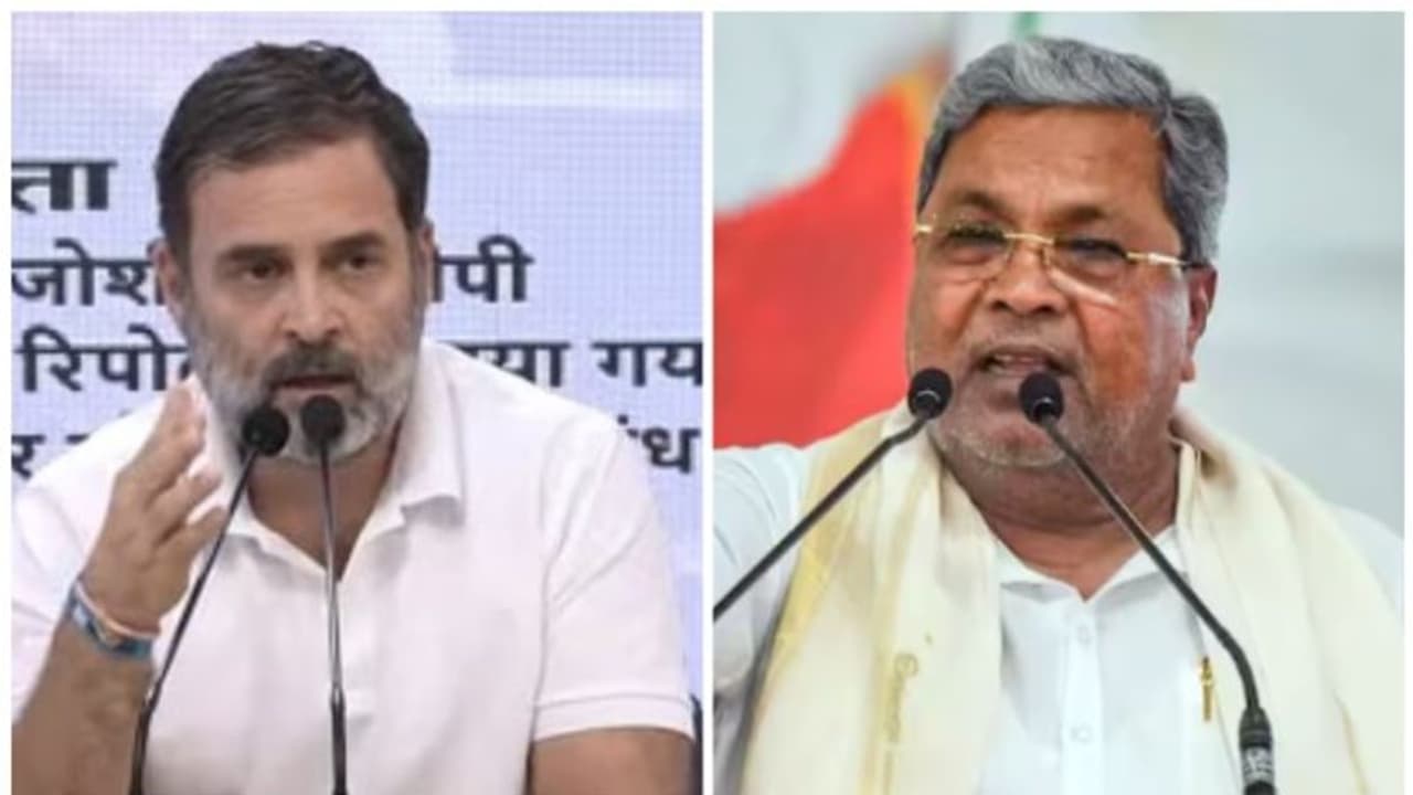 രാഹുൽ ​ഗാന്ധിയുമായി കൂടിക്കാഴ്ച നടത്തി കർണാടക മുഖ്യമന്ത്രി സിദ്ധരാമയ്യ