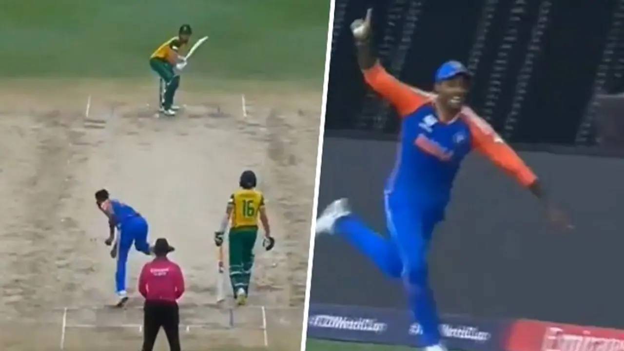 WATCH: Suryakumar's jaw dropping catch that clinched T20 World Cup 2024 title for India WATCH: Suryakumar's jaw dropping catch that clinched T20 World Cup 2024 title for India