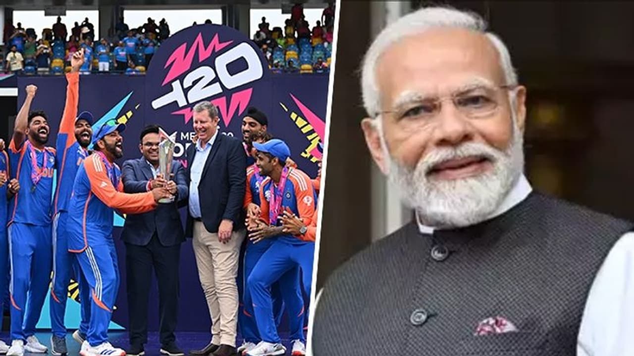 PM Modi dials Team India after T20 World Cup win, congratulates Rohit Sharma for 'splendid' captaincy