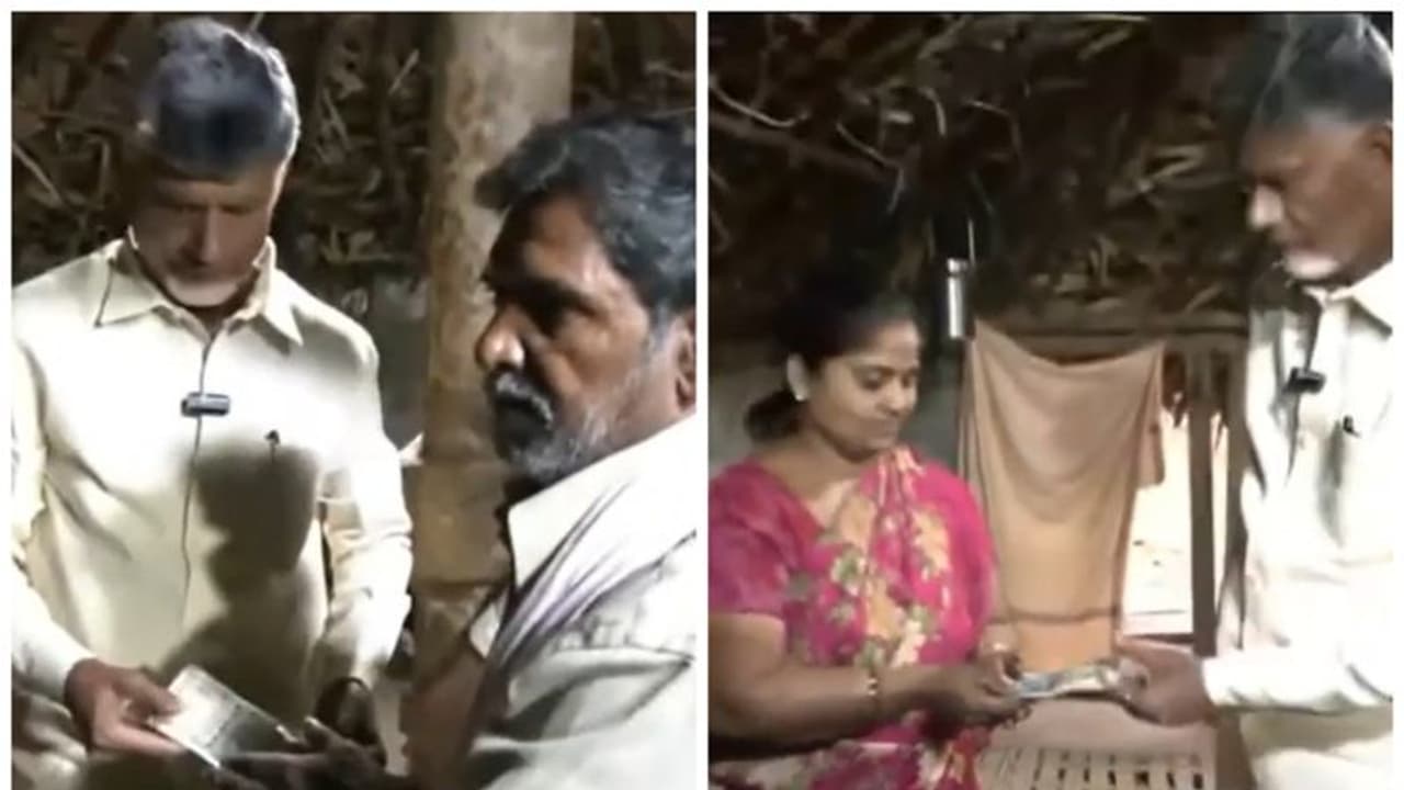 மாற்று திறனாளிகள், முதியோர் ஓய்வூதியத்தை வாரி வழங்கிய ஆந்திரா முதல்வர்; பயனாளி வீட்டிற்கே சென்று வழங்கினார்