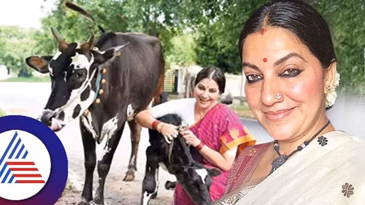 ಐಷಾರಾಮಿ ಮನೆಯ ಪಾರ್ಕಿಂಗ್‌ನ ಹಸು ಕೊಟ್ಟಿಗೆ ಮಾಡಿದ ನಟಿ ಭಾವನಾ ರಾಮಣ್ಣ; ಹುಲ್ಲು ಹೋಮ್‌ ಡೆಲಿವರಿ ಅಗುತ್ತಾ?