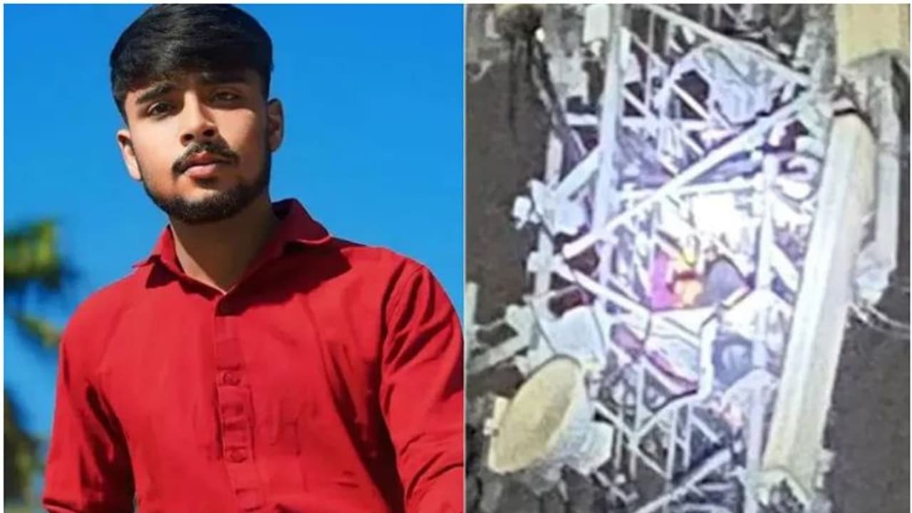 യൂട്യൂബിൽ സബ്സ്ക്രൈബേഴ്സിനെ കൂട്ടാൻ ടവറിൽ വലിഞ്ഞുകയറി, സുഹൃത്ത് മുങ്ങി; യുവാവിനെ താഴെയിറക്കി ഫയർഫോഴ്സ് 