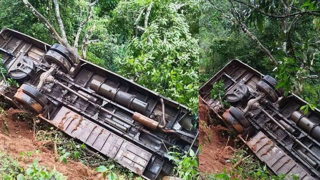 Shivamogga: 40 ಅಡಿ ಆಳದ ಕಂದಕಕ್ಕೆ ಉರುಳಿದ ಸರ್ಕಾರಿ ಬಸ್: ತಪ್ಪಿದ ಭಾರಿ ಅನಾಹುತ