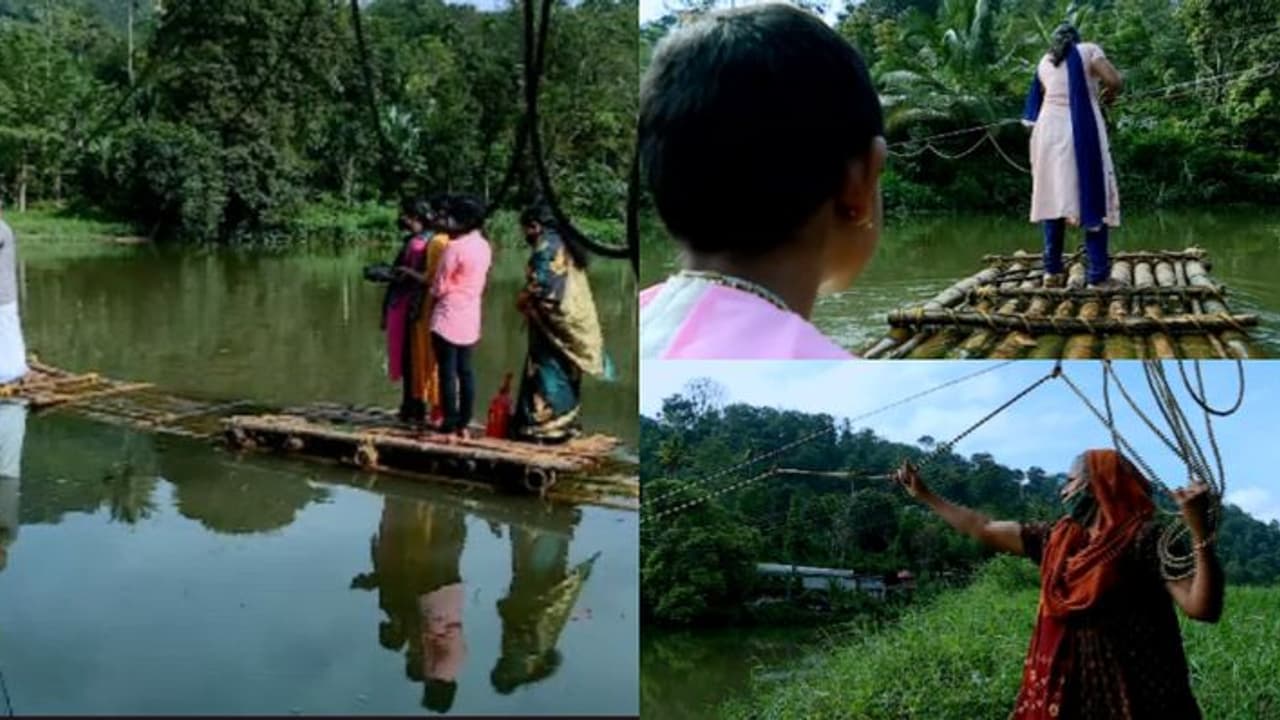 'ഫ്രീ തരുന്ന അരി വാങ്ങാൻ 250 രൂപ വണ്ടിക്കൂലി വേണം'; ചങ്ങാടം ഒഴുകിപ്പോയി, മറുകരയെത്തുന്നത് കിലോമീറ്ററുകൾ ചുറ്റി 'ഫ്രീ തരുന്ന അരി വാങ്ങാൻ 250 രൂപ വണ്ടിക്കൂലി വേണം'; ചങ്ങാടം ഒഴുകിപ്പോയി, മറുകരയെത്തുന്നത് കിലോമീറ്ററുകൾ ചുറ്റി