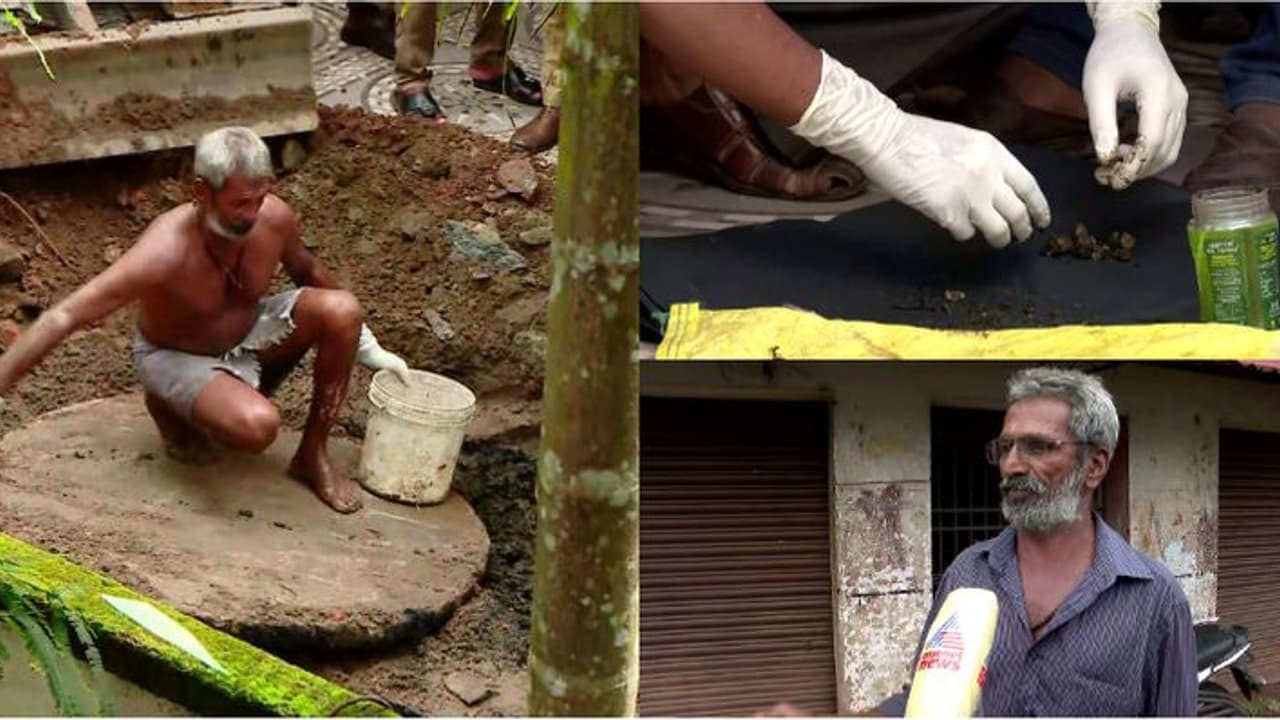 'സെപ്റ്റിക് ടാങ്കിൽ കല്ല് പോലും പൊടിയുന്ന കെമിക്കലുണ്ടായിരുന്നു': മാന്നാറിൽ മൃതദേഹാവശിഷ്ടം കുഴിച്ചെടുത്ത സോമൻ 'സെപ്റ്റിക് ടാങ്കിൽ കല്ല് പോലും പൊടിയുന്ന കെമിക്കലുണ്ടായിരുന്നു': മാന്നാറിൽ മൃതദേഹാവശിഷ്ടം കുഴിച്ചെടുത്ത സോമൻ