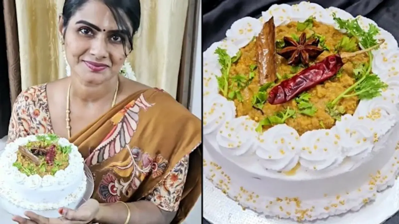 BIZARRE! Tamil Nadu woman makes 'Mutton Keema cake'; netizens aren't happy (WATCH)