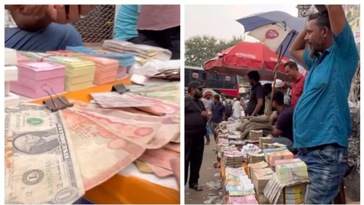 'നോട്ട് വേണോ നോട്ട്...'; ബംഗ്ലാദേശ് പച്ചക്കറി മാർക്കറ്റിൽ എല്ലാ നോട്ടും കിട്ടുമെന്ന് ട്രവൽ ബ്ലോഗർ; വീഡിയോ വൈറൽ