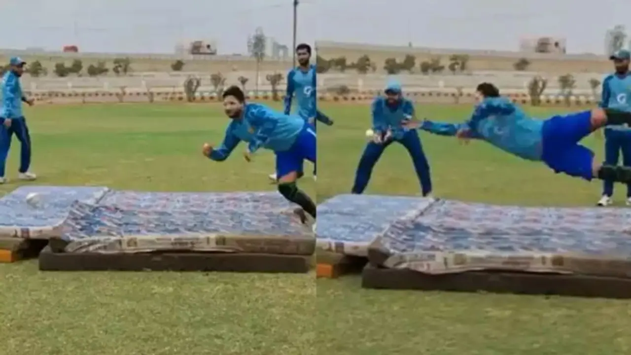 'Gearing up to sleep after eating biryani': Pakistan players trolled for catching drill on mattresses (WATCH)