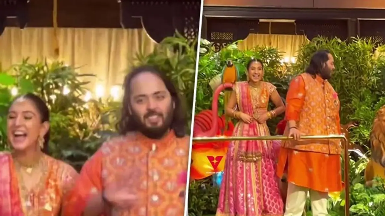 Anant Ambani, Radhika Wedding: Bride to be dances; Mukesh Nita on cloud nine at Mameru ceremony WATCH