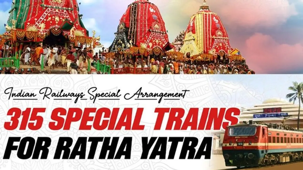 Rath Yatra 2024: Indian Railways to run over 315 special trains to and from Puri; Check routes & more Rath Yatra 2024: Indian Railways to run over 315 special trains to and from Puri; Check routes & more