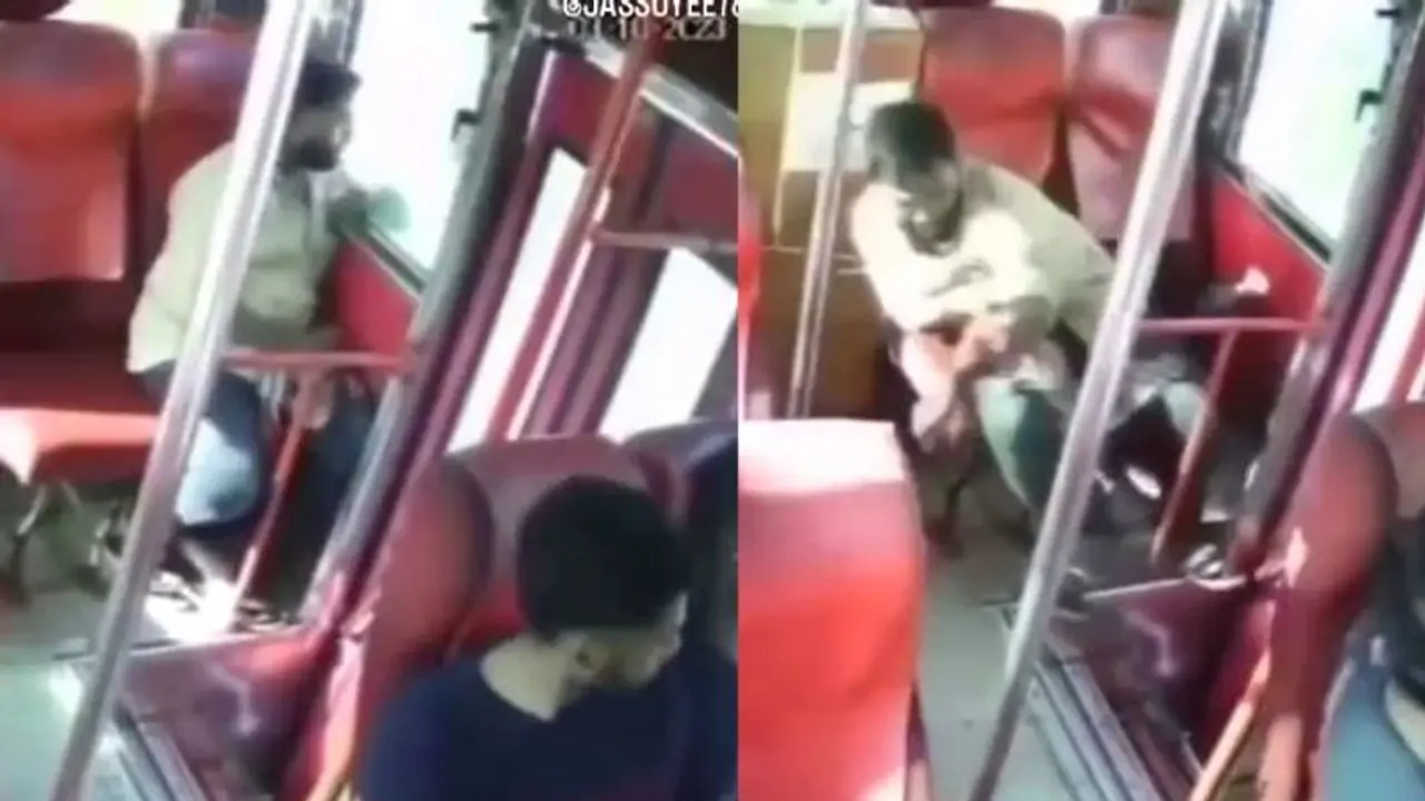 ಬಸ್ ಕಿಟಕಿ ಹೊರಗೆ ಹಾಕಿದ 'ಕೈ' ಎರಡು ತುಂಡಾಯ್ತು; ಕ್ಯಾಮೆರಾದಲ್ಲಿ ವಿಡಿಯೋ ಸೆರೆ ಬಸ್ ಕಿಟಕಿ ಹೊರಗೆ ಹಾಕಿದ 'ಕೈ' ಎರಡು ತುಂಡಾಯ್ತು; ಕ್ಯಾಮೆರಾದಲ್ಲಿ ವಿಡಿಯೋ ಸೆರೆ