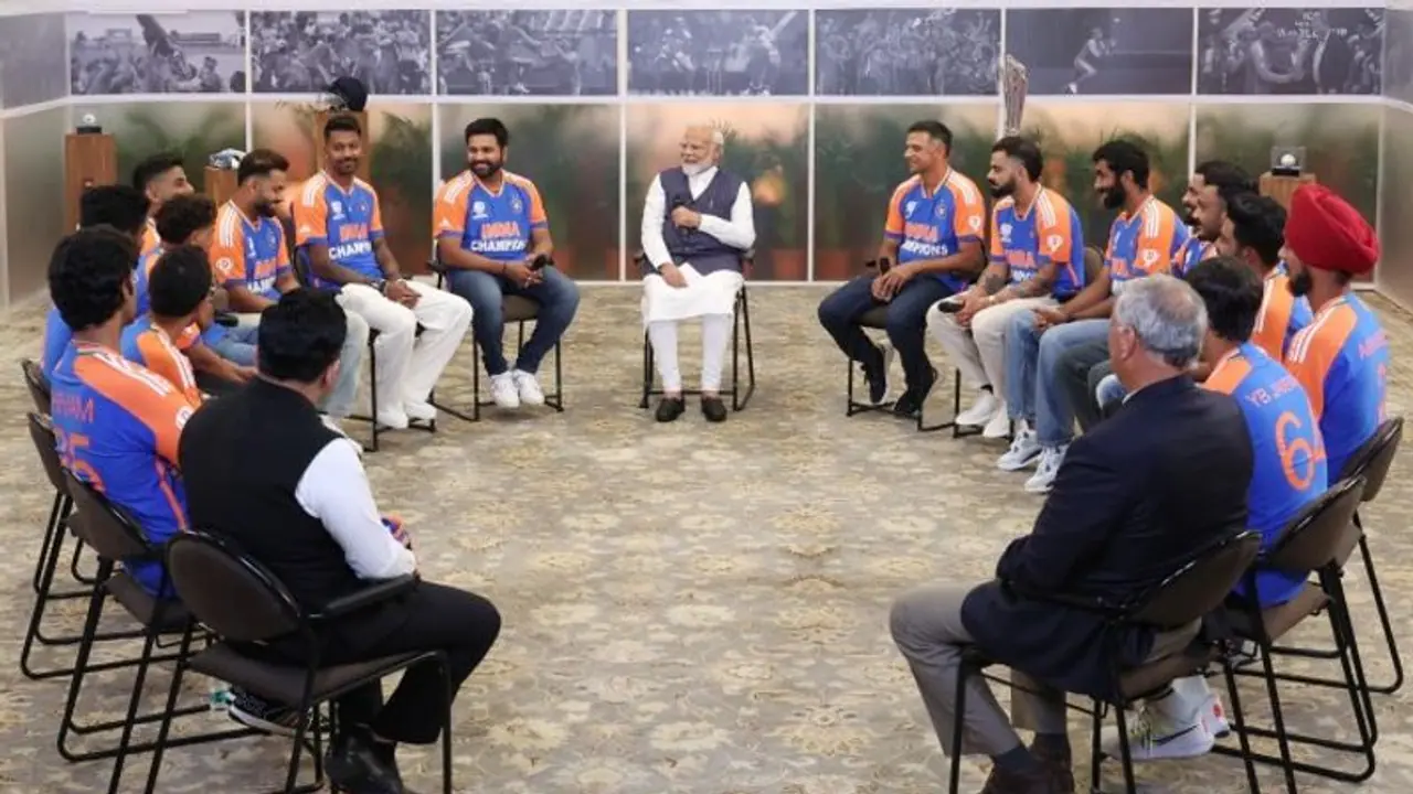 'Excellent meeting with our champions': PM Modi after interaction with T20 WC winning Indian team; read post