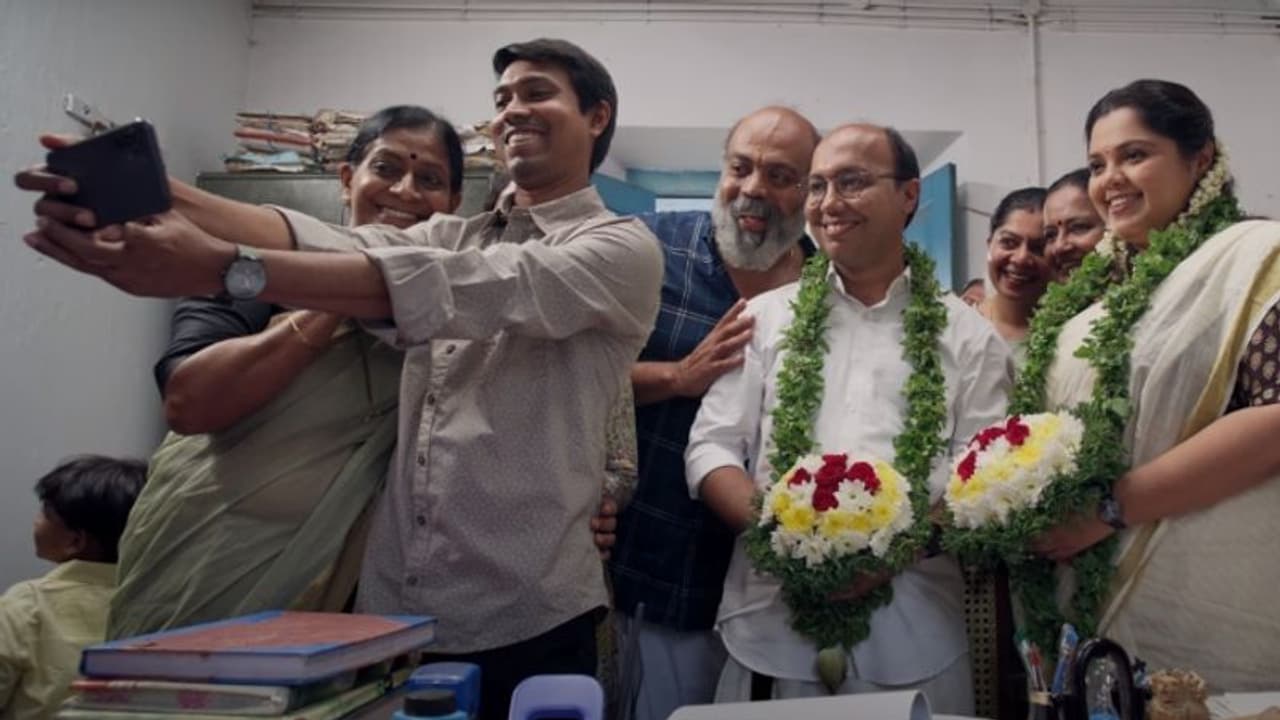 കേന്ദ്ര കഥാപാത്രങ്ങളായി ചിന്നു ചാന്ദ്നിയും ആനന്ദ് മധുസൂദനനും; 'വിശേഷം' ട്രെയ്‍ലര്‍ എത്തി