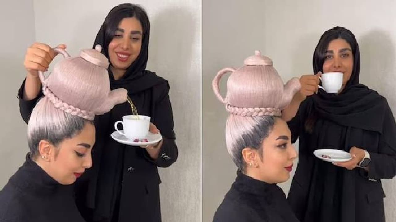 ചായപ്രേമികളേ, നിങ്ങളെ ഞെട്ടിച്ചു കളയുന്നൊരു ഹെയർസ്റ്റൈൽ ഇതാ, വൈറലായി വീഡിയോ