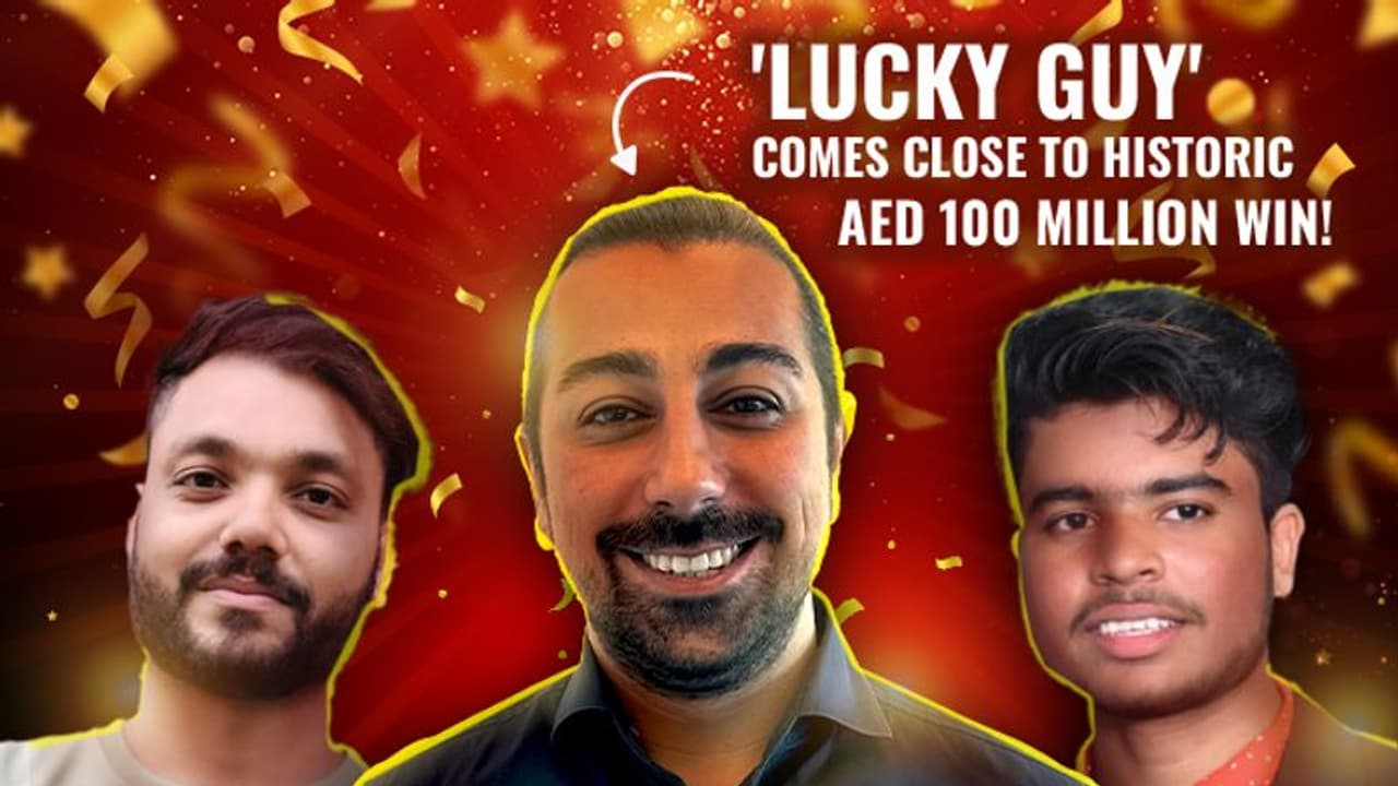 എമിറേറ്റ്സ് ഡ്രോ: ഒരക്കം അകലെ 'ഭാഗ്യവാന്' നഷ്ടമായത് 100 മില്യൺ ദിർഹം എമിറേറ്റ്സ് ഡ്രോ: ഒരക്കം അകലെ 'ഭാഗ്യവാന്' നഷ്ടമായത് 100 മില്യൺ ദിർഹം