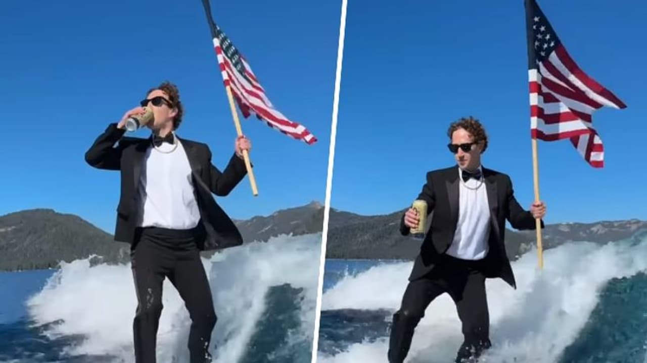 Tux, beer, and the US flag: Mark Zuckerberg celebrates 4th of July in a unique style, video goes viral (WATCH)