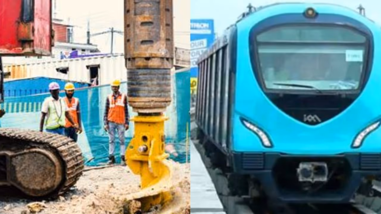 കൊച്ചി മെട്രോ രണ്ടാം ഘട്ടം; പൈലിങ് തുടങ്ങി, 11.2 കിലോമീറ്റർ പാതയിലുണ്ടാവുക 10 സ്റ്റേഷനുകൾ കൊച്ചി മെട്രോ രണ്ടാം ഘട്ടം; പൈലിങ് തുടങ്ങി, 11.2 കിലോമീറ്റർ പാതയിലുണ്ടാവുക 10 സ്റ്റേഷനുകൾ