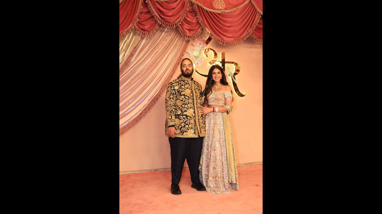 Radhika Merchant and Anant Ambani Radhika Merchant and Anant Ambani