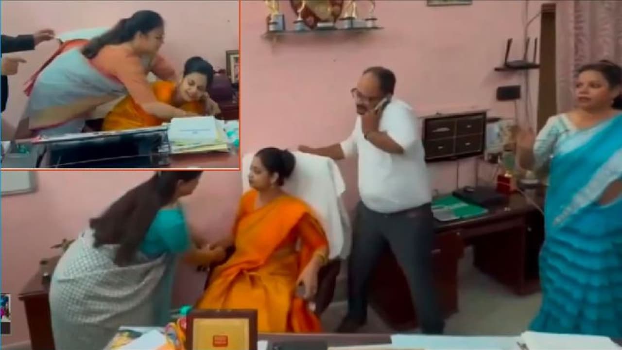 ಹುದ್ದೆ ಬಿಡಲು ಒಪ್ಪದ ಪ್ರಾಂಶುಪಾಲೆ: ಚೇರ್ ಸಮೇತ ಹೊರ ನೂಕಿದ ಬಿಷಪ್ ಸ್ಕೂಲ್