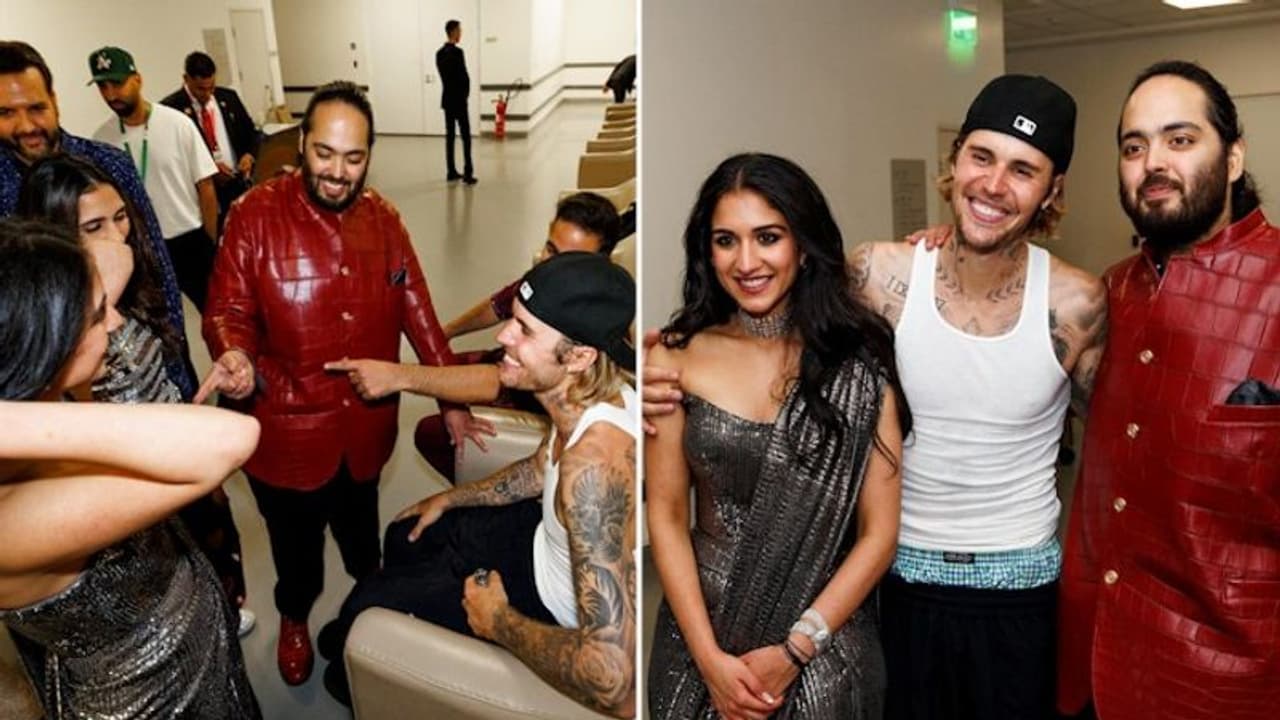 Unseen photos: Justin Bieber interacts, poses with Ambani family; Anant Radhika share some candid moments 