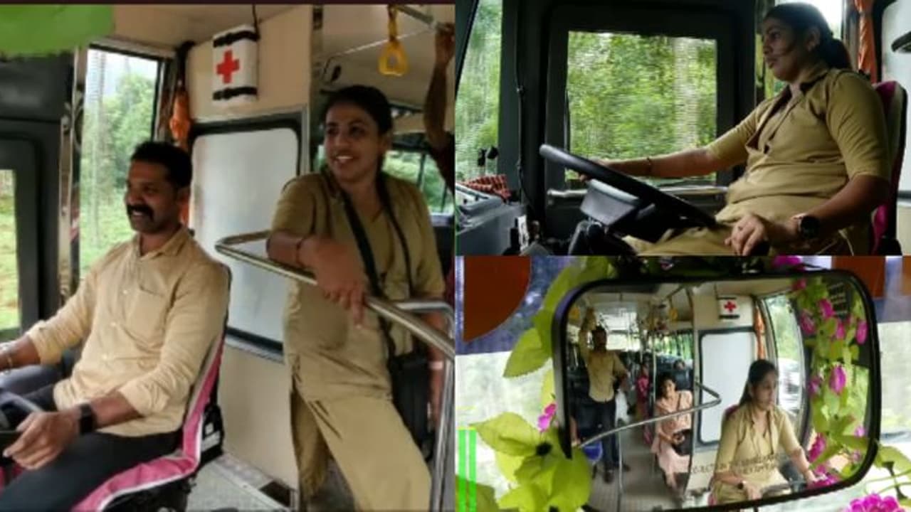 'പ്രണയം ബസിലായി, യാത്ര തുടരുന്നു'; കണ്ണൂരിലെ 'വന്ദേ ഭാരതി'ൽ ഈ കപ്പിൾ ഹാപ്പിയാണ്... 