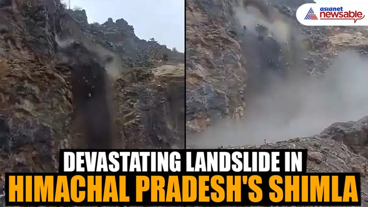 Caught on camera: Video shows devastating landslide in Himachal Pradesh's Shimla (WATCH)