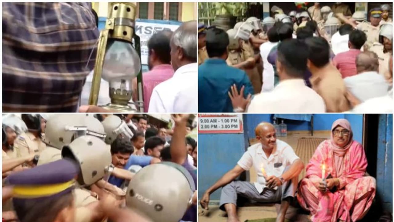 'ഇങ്ങനെ ഫ്യൂസ് ഊരിയാൽ ഞങ്ങളും ഫ്യൂസ് ഊരും', തിരുവമ്പാടി കെഎസ്ഇബി ഓഫീസിലേക്കുള്ള റാന്തൽ മാർച്ചിൽ സംഘർഷം 'ഇങ്ങനെ ഫ്യൂസ് ഊരിയാൽ ഞങ്ങളും ഫ്യൂസ് ഊരും', തിരുവമ്പാടി കെഎസ്ഇബി ഓഫീസിലേക്കുള്ള റാന്തൽ മാർച്ചിൽ സംഘർഷം